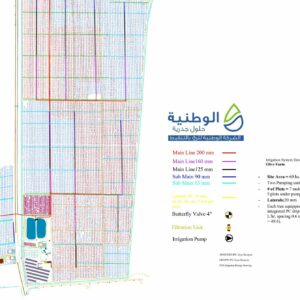 خدمة تصميم شبكة الري